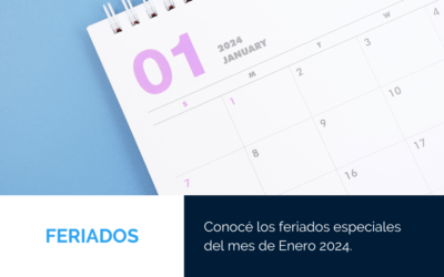 FERIADOS ESPECIALES DE ENERO